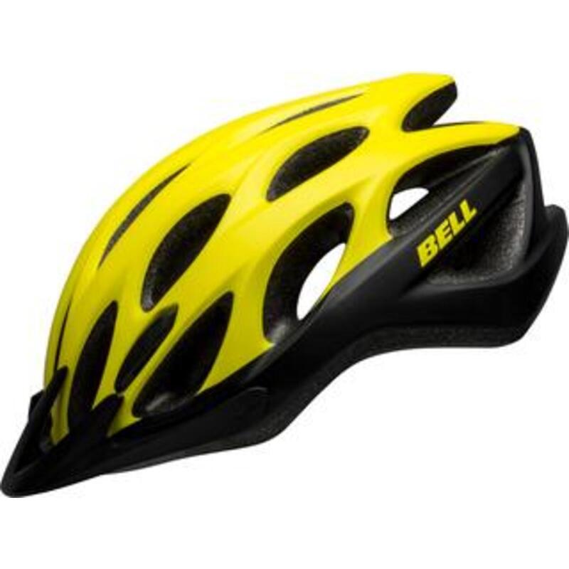 TRAVERSE AF成人公路單車頭盔 - 啞黑螢光黃色