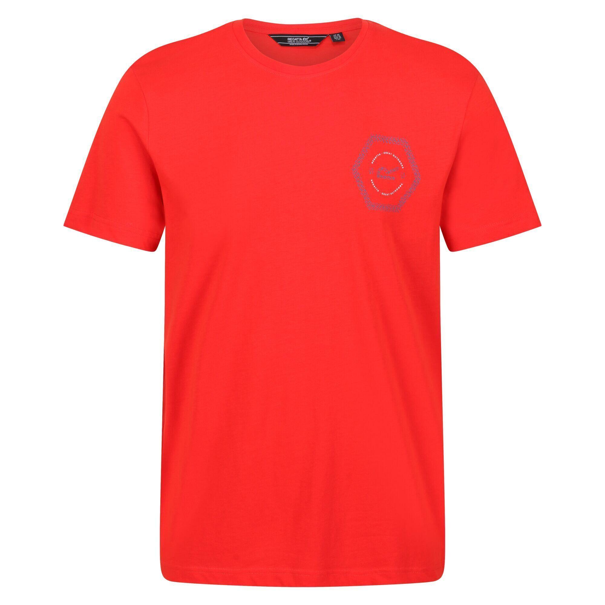 Men's BREEZED T-shirt (Bright red)