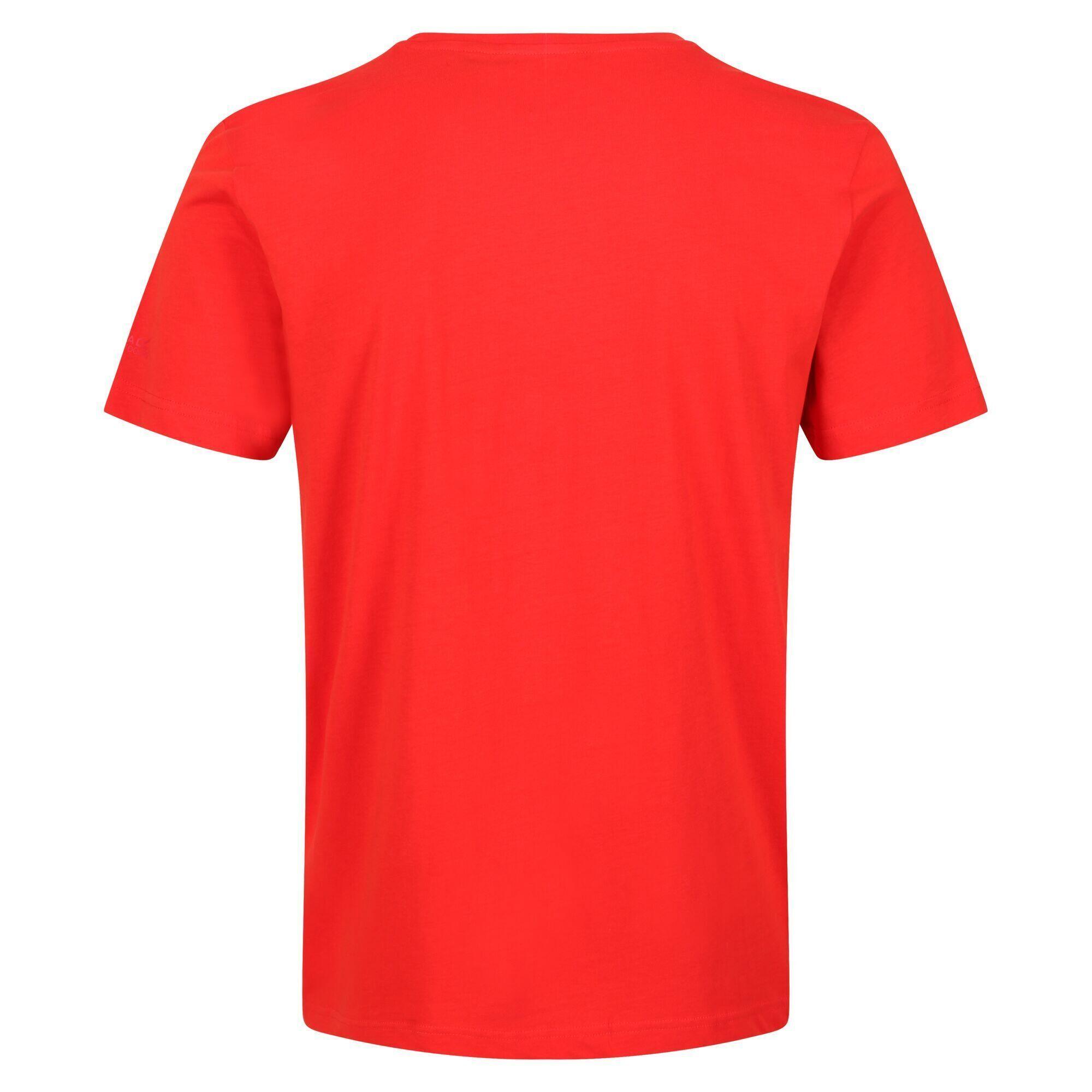 Men's BREEZED T-shirt (Bright red)