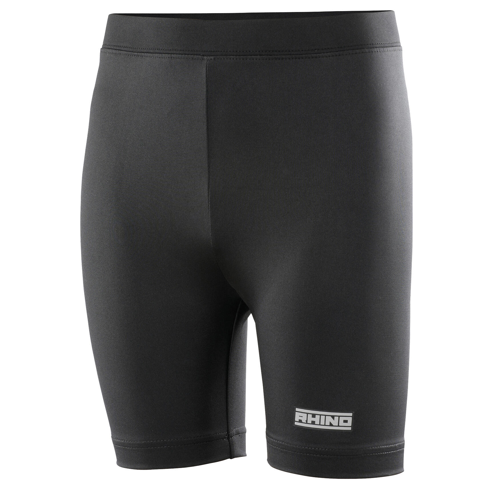 RHINO Childrens Boys Thermal Underwear Sports Base Layer Shorts (Black)