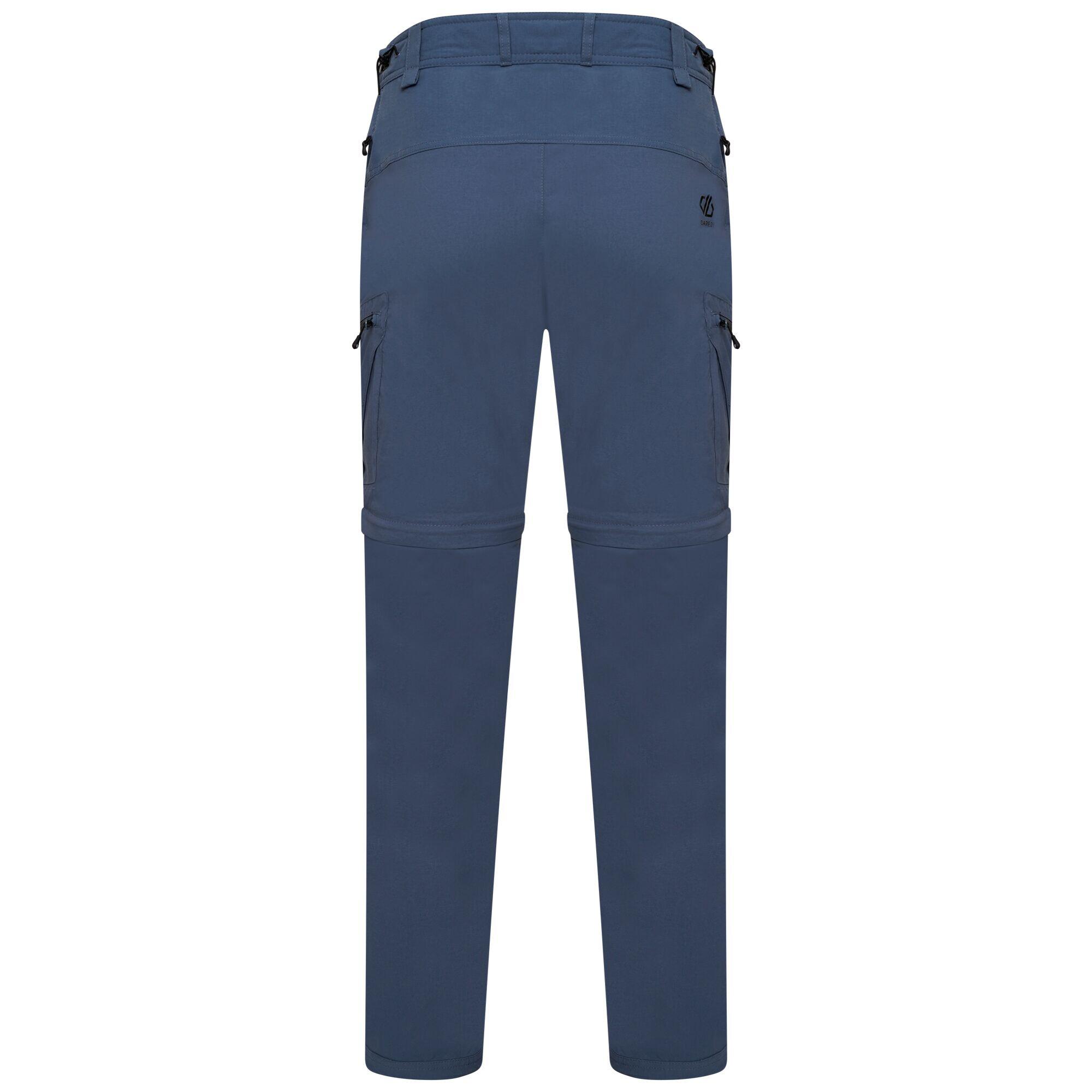 Mens Tuned In II Multi Pocket Zip Off Walking Trousers (Orion Grey) 2/4