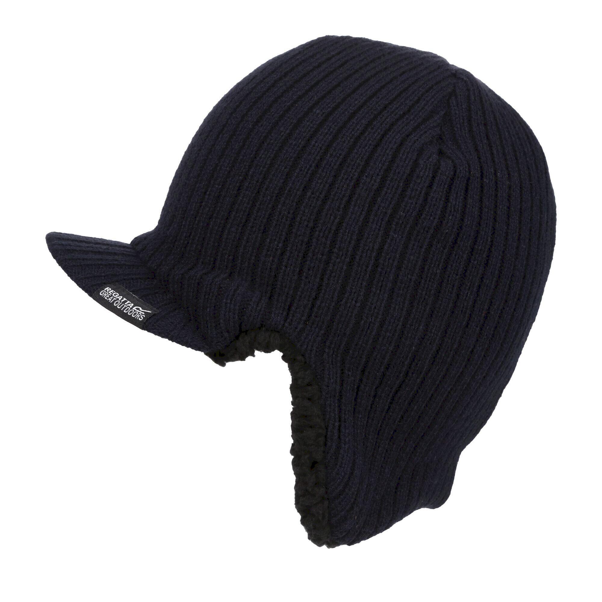 Mens Anvil Knitted Winter Hat (Navy) 1/4