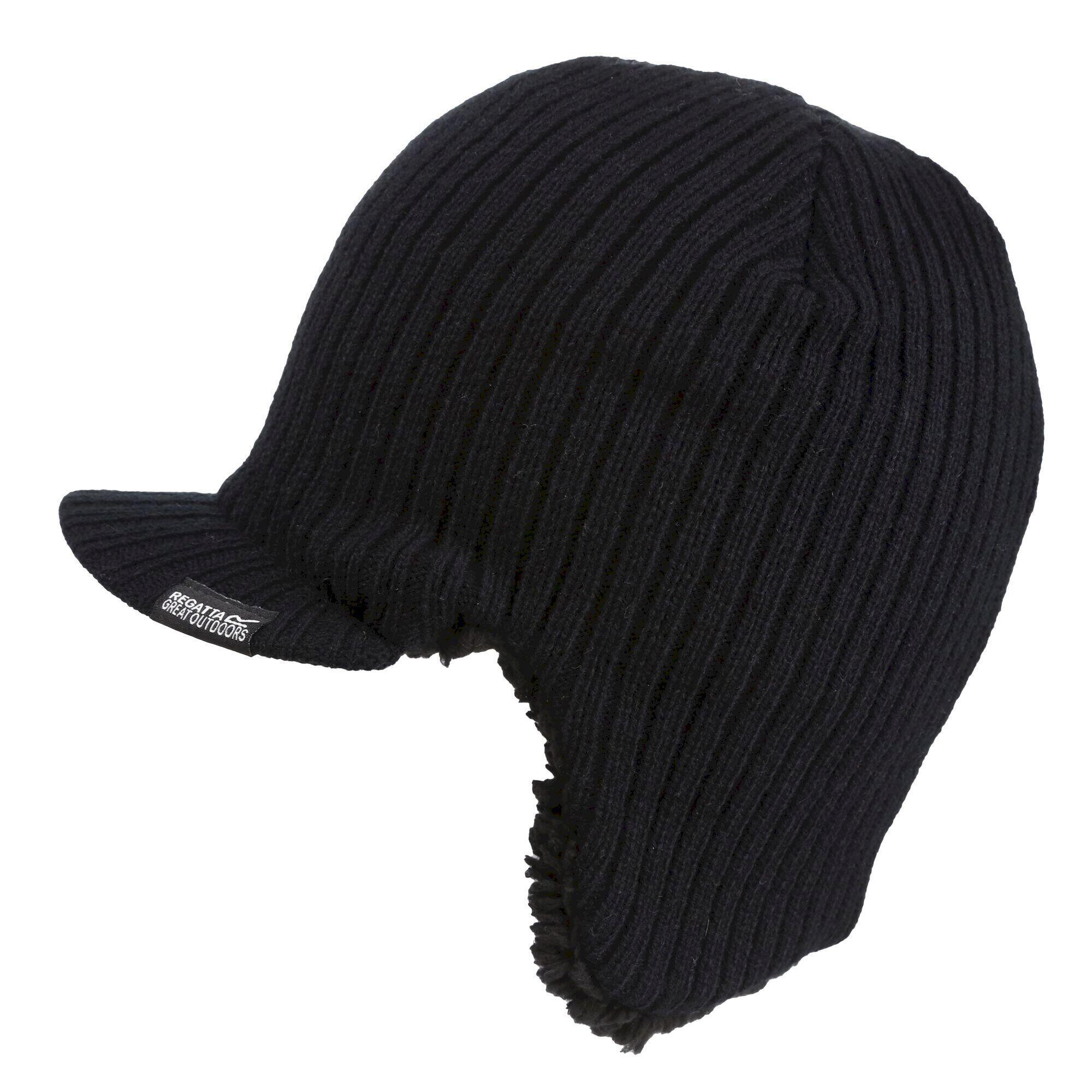 REGATTA Mens Anvil Knitted Winter Hat (Black)