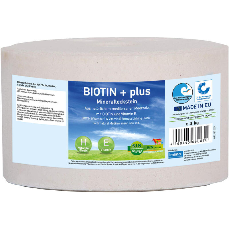 BIOTIN + plus Mineralleckstein, 4er Set