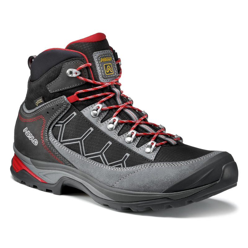 Chaussures de randonnée montagne homme FALCON Gore-Tex Vibram gris noir