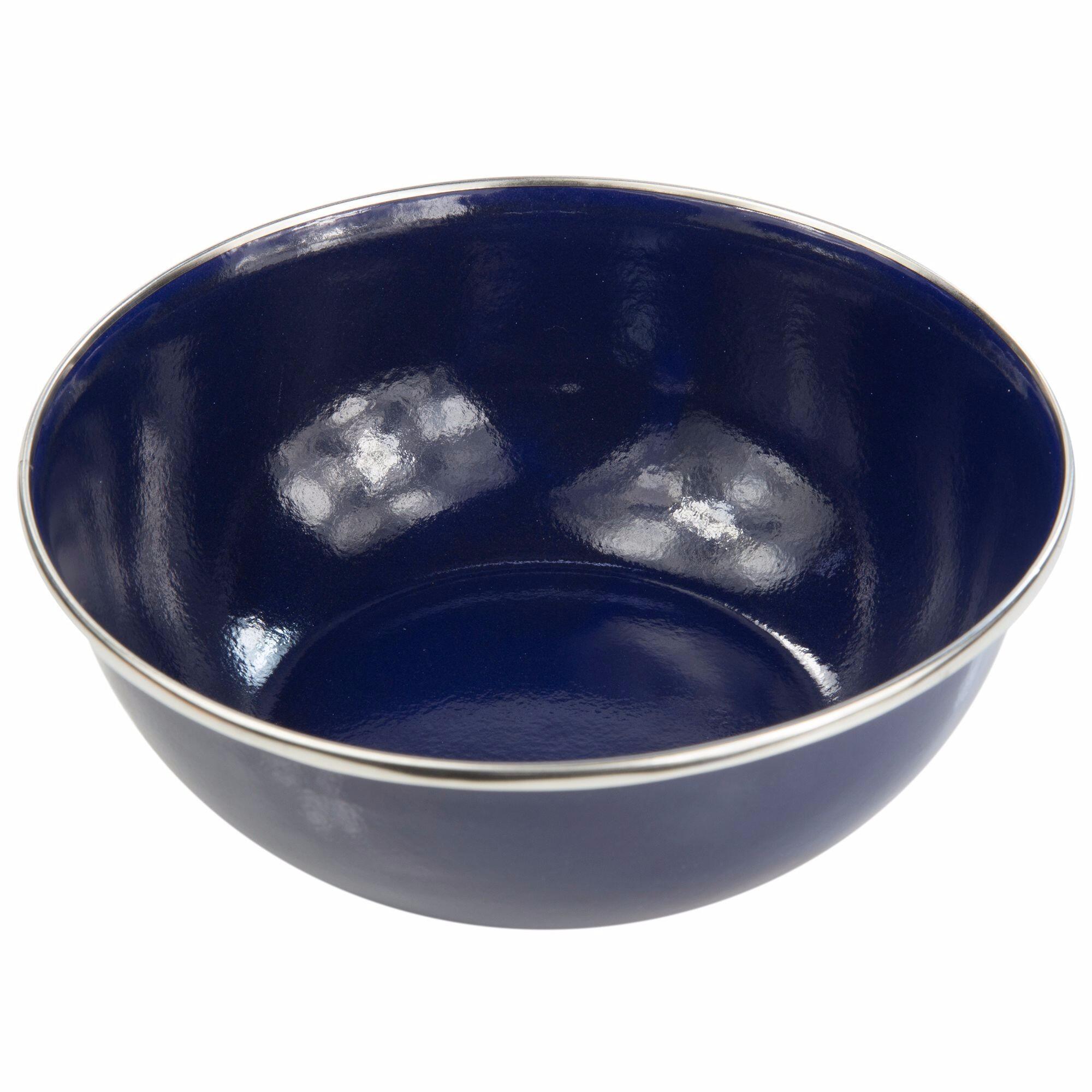 Great Outdoors Enamel Camping Bowl (Blue) 1/4