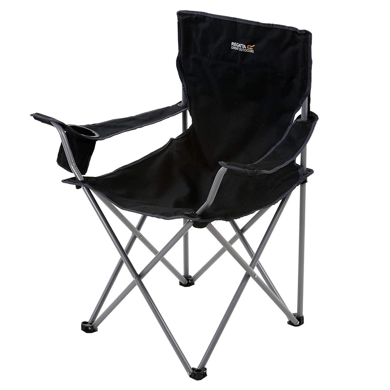 Great Outdoors Isla Camping Chair (Black/Seal Grey) 1/4