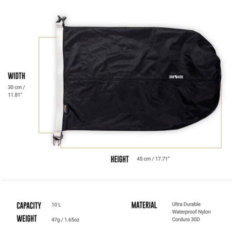 Waterproof Drybag 10L - Black