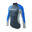 Men's Long Sleeve UPF 50+ Protection Rash Guard - Black & Blue