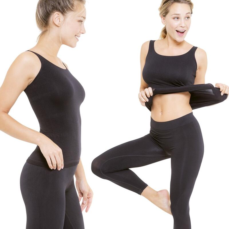 Cellutex Set van 2 afslankbovenkanten sport compressie