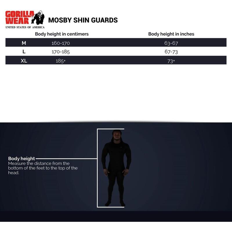 Mosby Shin Guards Black