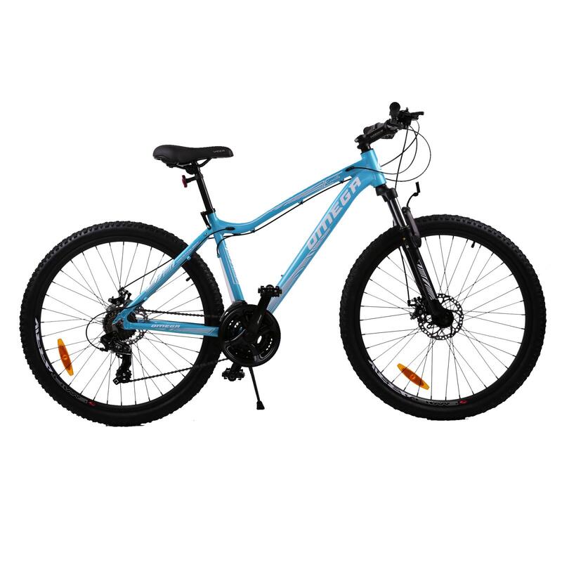 Bicicleta mountainbike dama Omega Camille 27.5", 2022, cadru 44cm, turcoaz