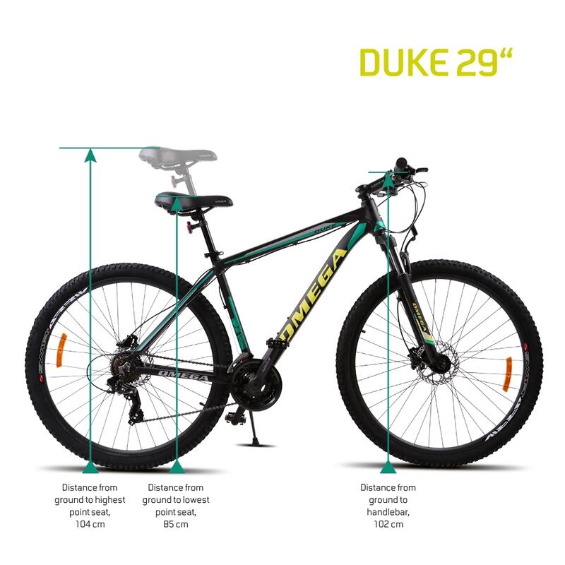 Bicicleta mountainbike Omega Duke 29", cadru 49cm, frana hidraulica pe disc