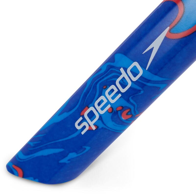 Tub de respirat sub apa Speedo Center Snorkel albastru/portocaliu
