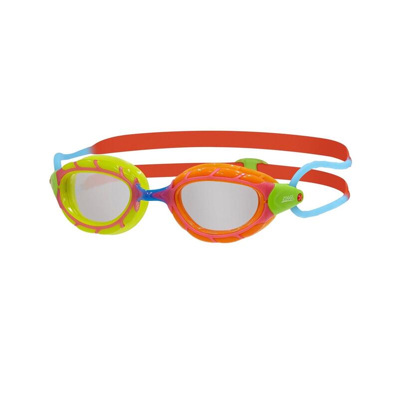 Lunette de Natation Predator Junior Enfant Vert Orange