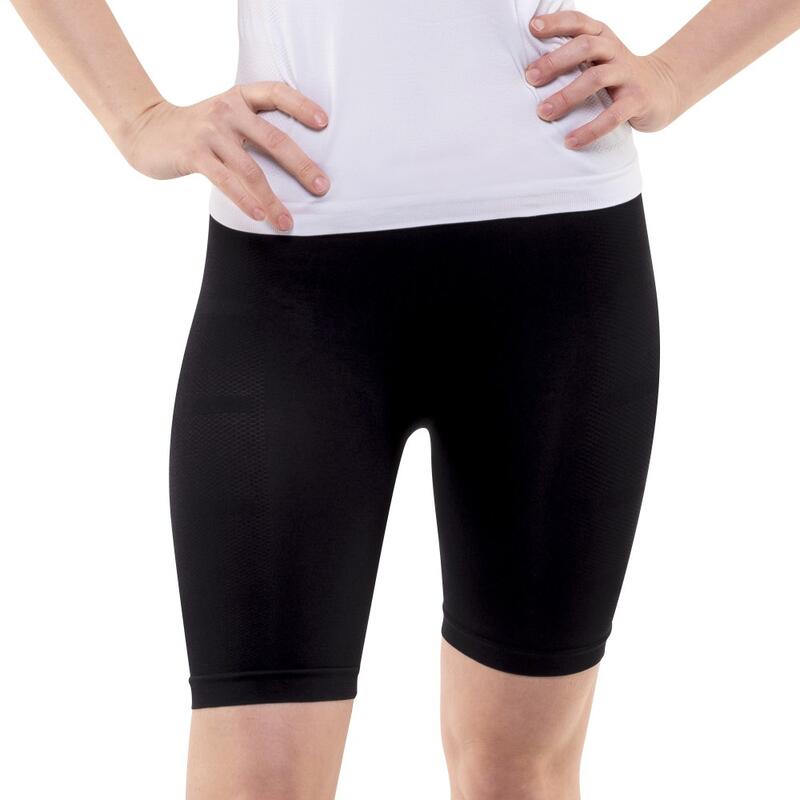 Ademende mesh en thermoregulerende jadevezel short