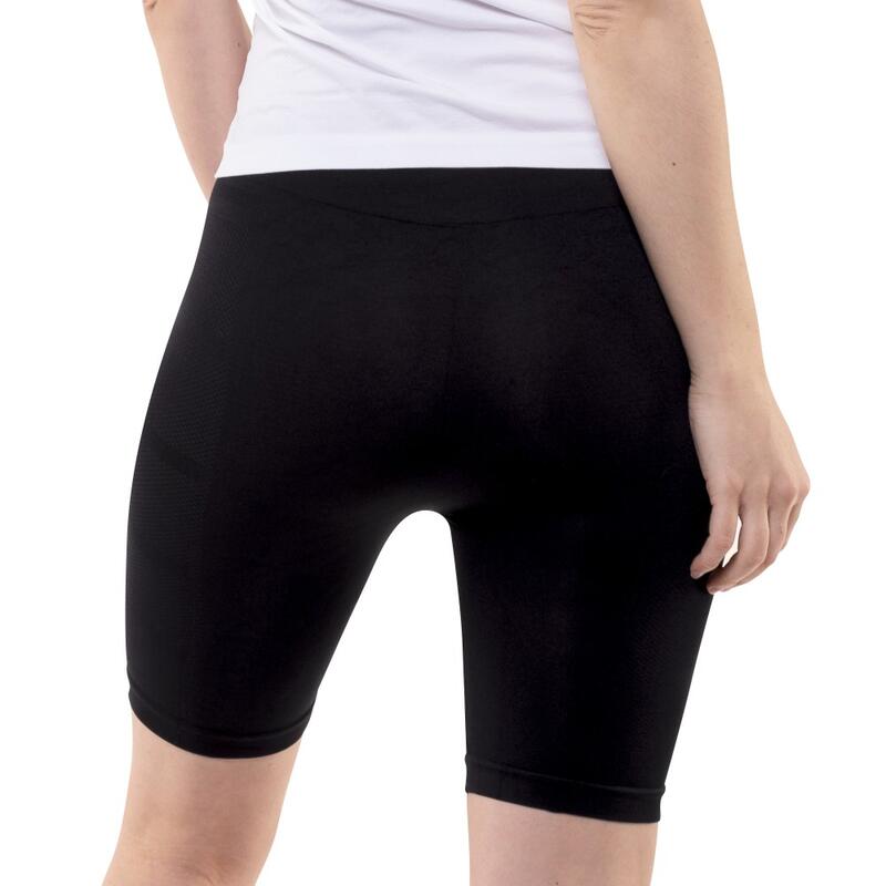 Ademende mesh en thermoregulerende jadevezel short