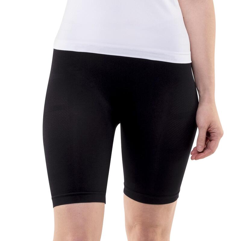 Ademende mesh en thermoregulerende jadevezel short