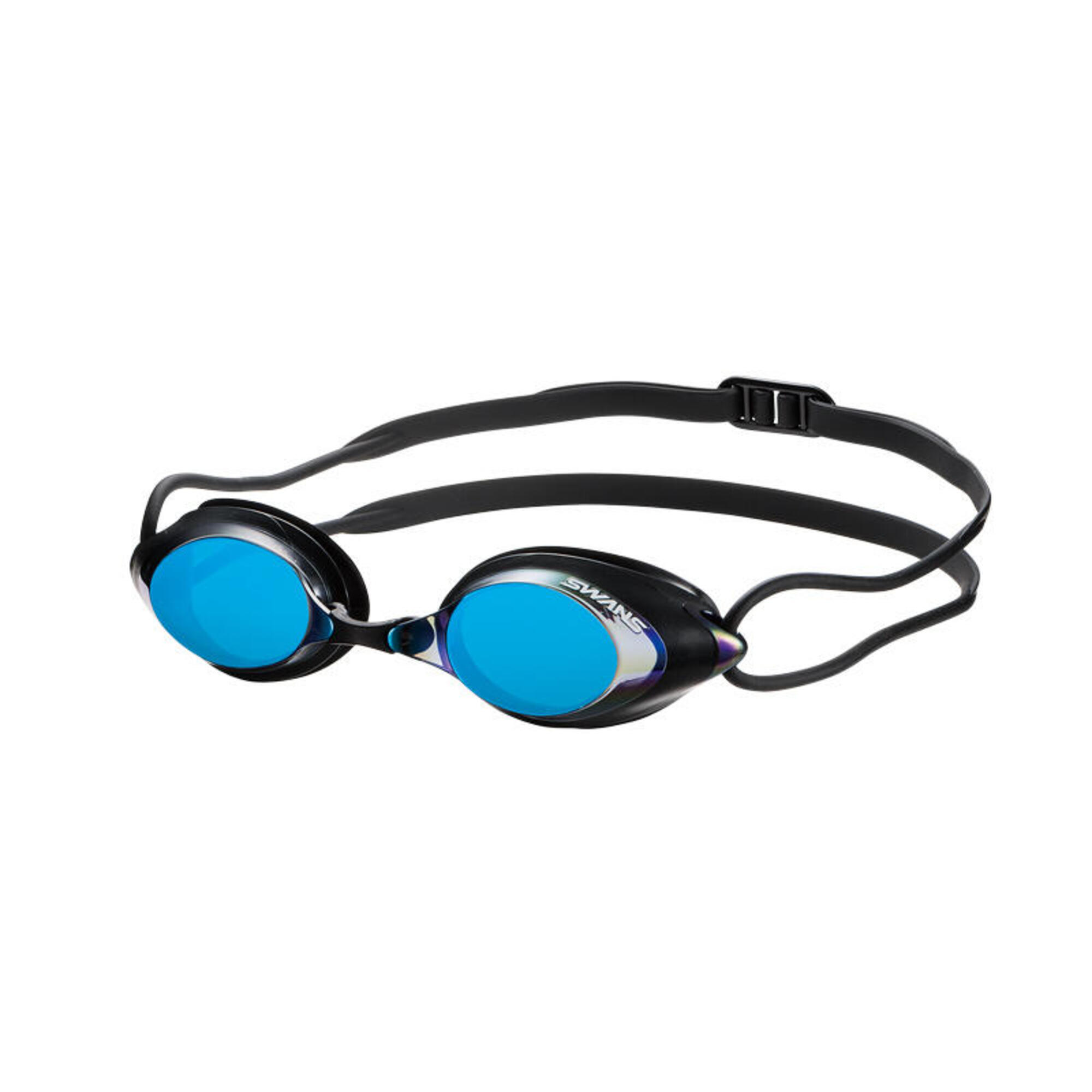 [SWN-SRXM] Mirrored Competition Swimming Goggles - Blue