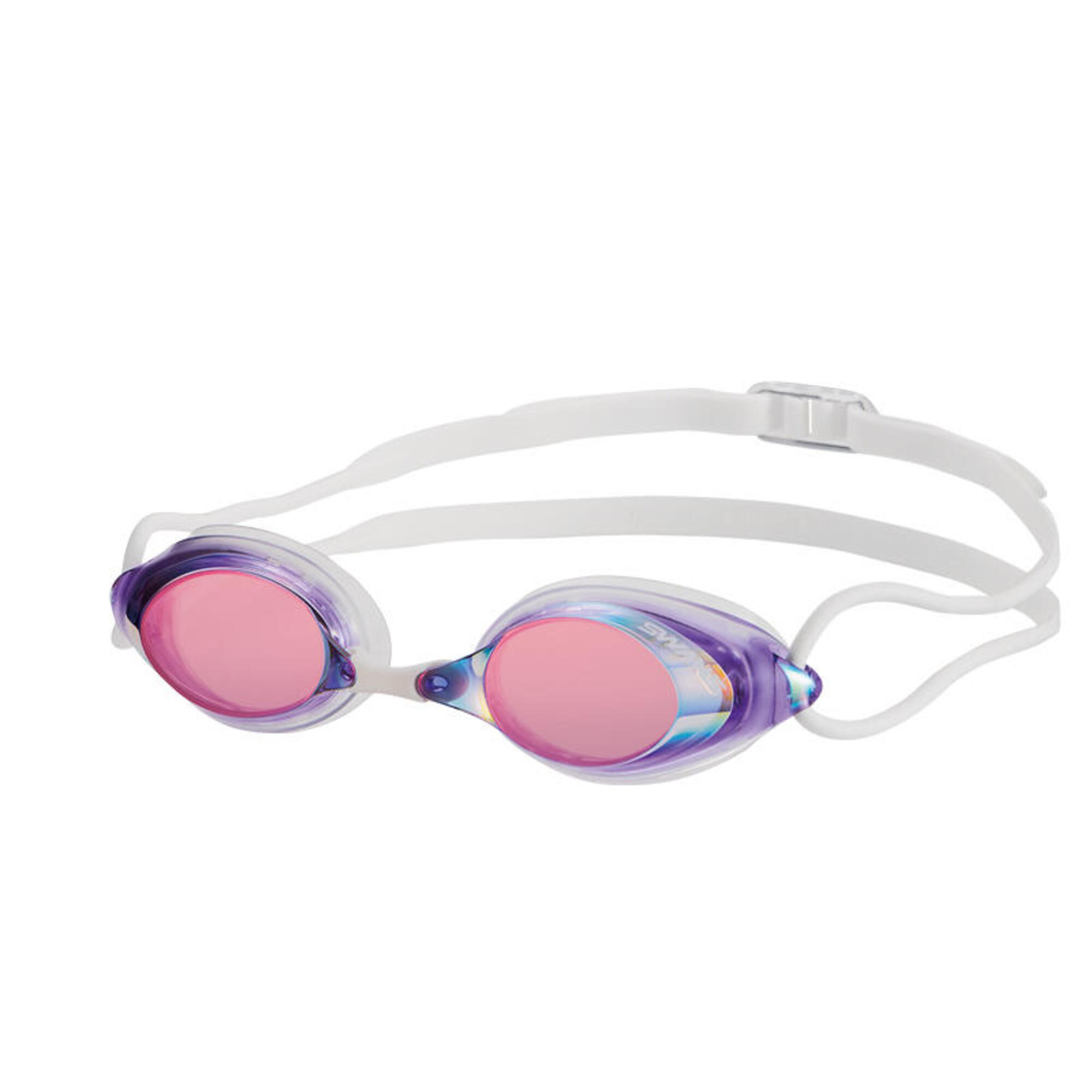 [SWN-SRXM] Mirrored Competition Swimming Goggles - Purple
