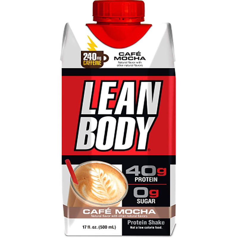 Lean Body 摩卡咖啡蛋白奶昔 (500ml) 12包 (RTD)