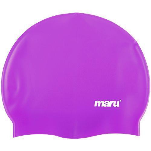 MARU Maru Solid Silicone Swim Caps Purple