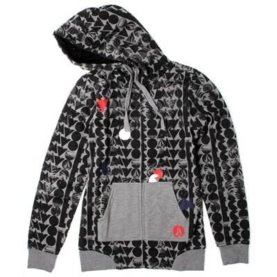 VOLCOM Janimal Reversible Zip Hoody