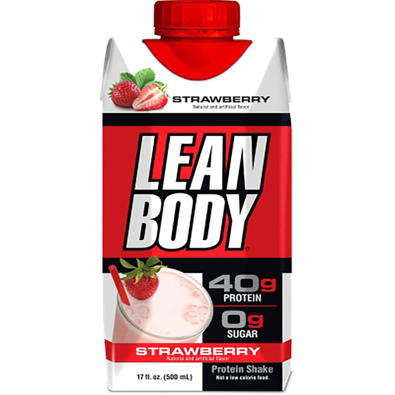 Lean Body Protein Shake - Strawberry (500ml) 12 PACK (RTD)