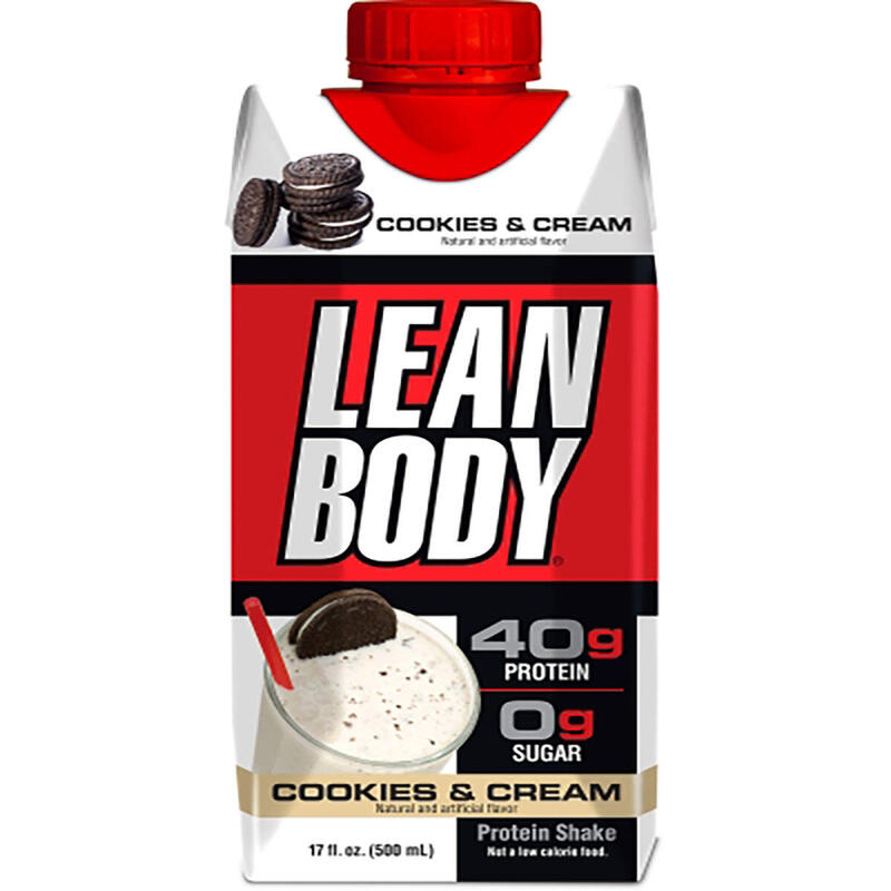 Lean Body Protein Shake - Cookie & Cream (500ml) 12 PACK (RTD)