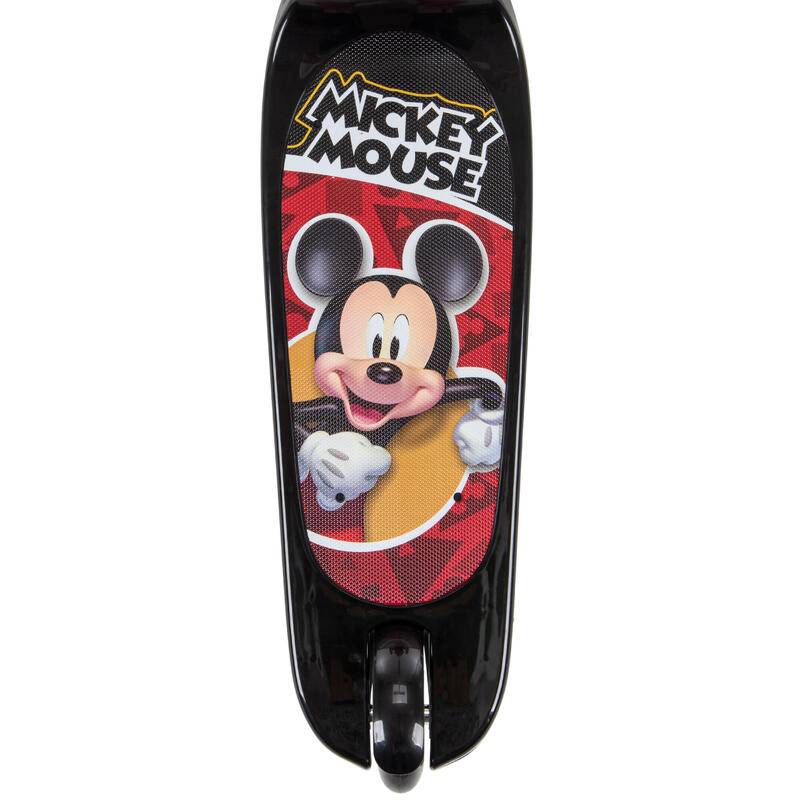 迪士尼米奇學前兒童傾斜轉向快裝滑板車