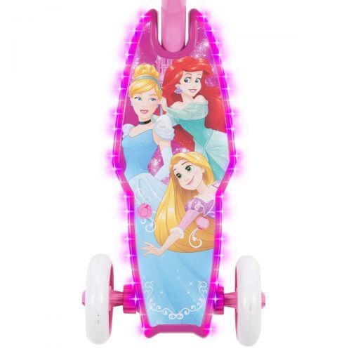 迪士尼公主學前兒童閃爍三輪滑板車 - 粉紅色