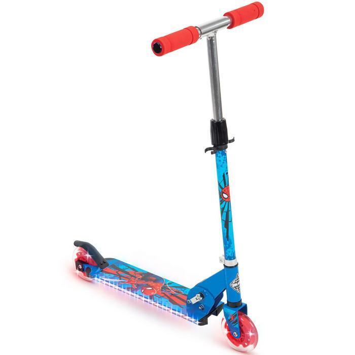 MARVEL SPIDER-MAN ELECTRO-LIGHT QUICK CONNECT INLINE SCOOTER
