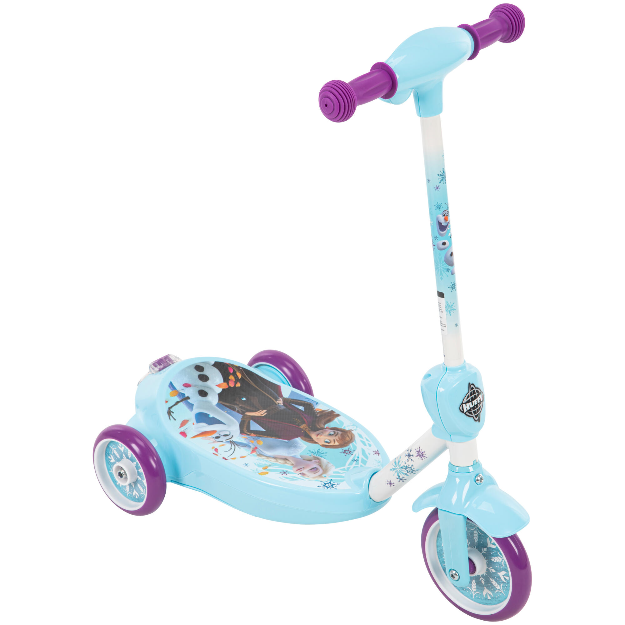 frozen scooter with bubbles