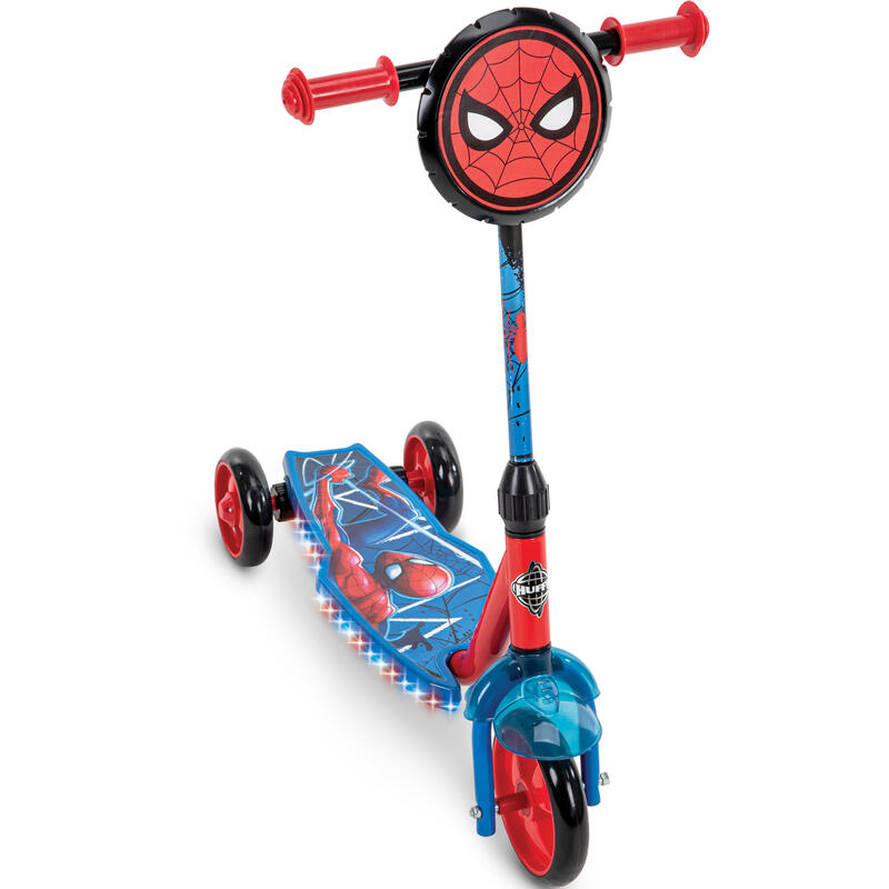 MARVEL SPIDER-MAN PRESCHOOL ELECTRO-LIGHT QUICK CONNECT SCOOTER