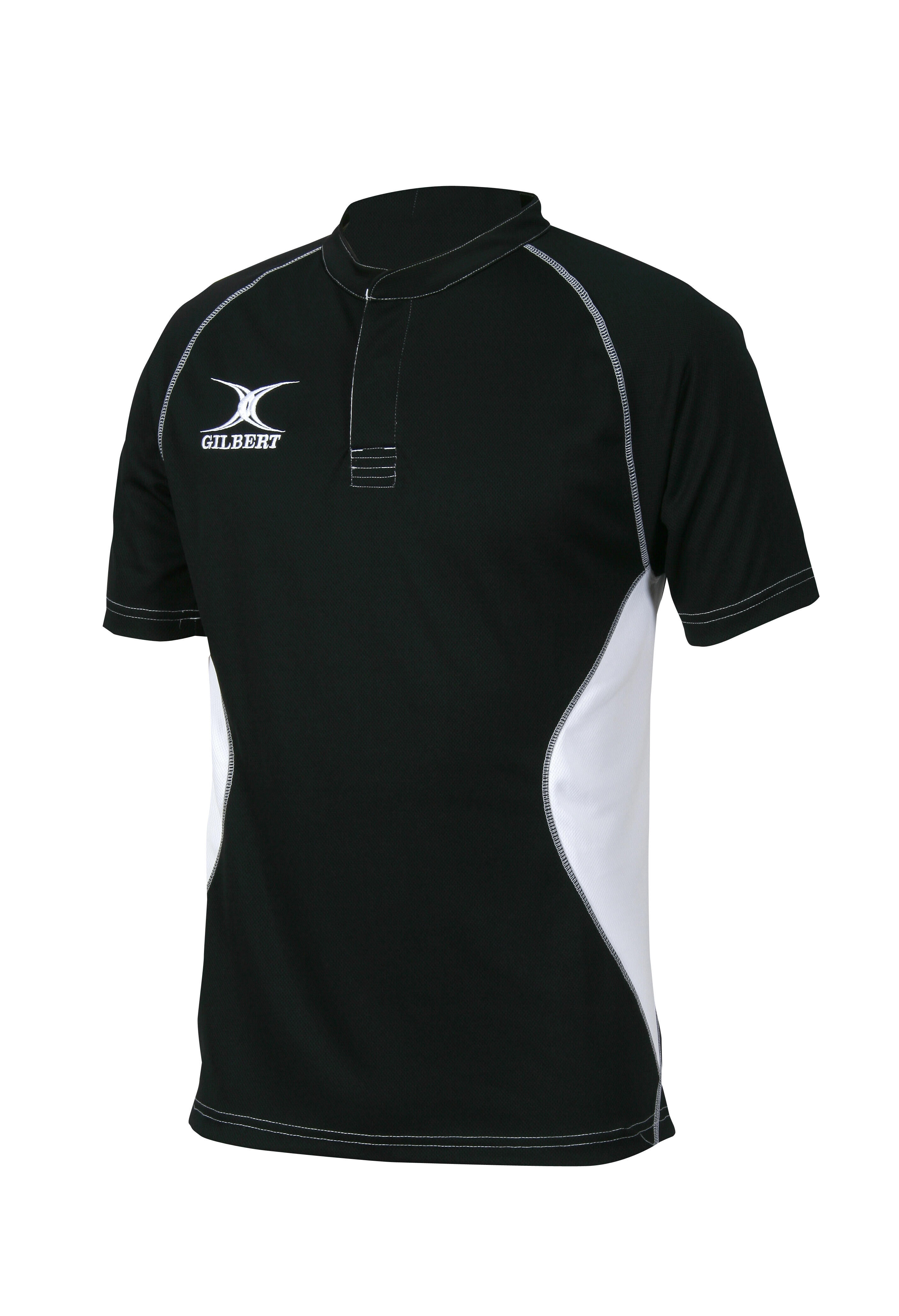 GILBERT Xact V2 Playing Shirt, Black / Green