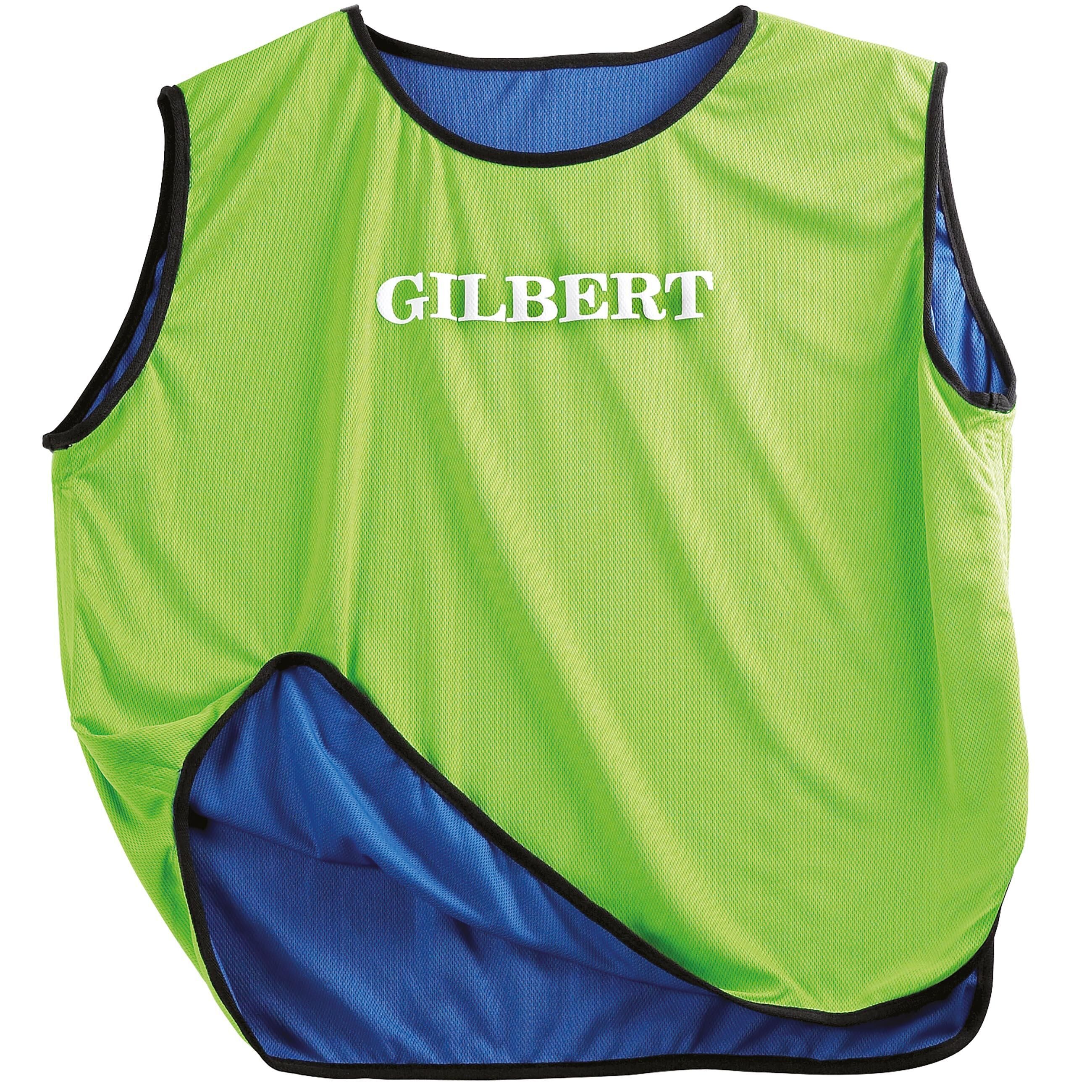 GILBERT Reversible Bib, Blue / Green