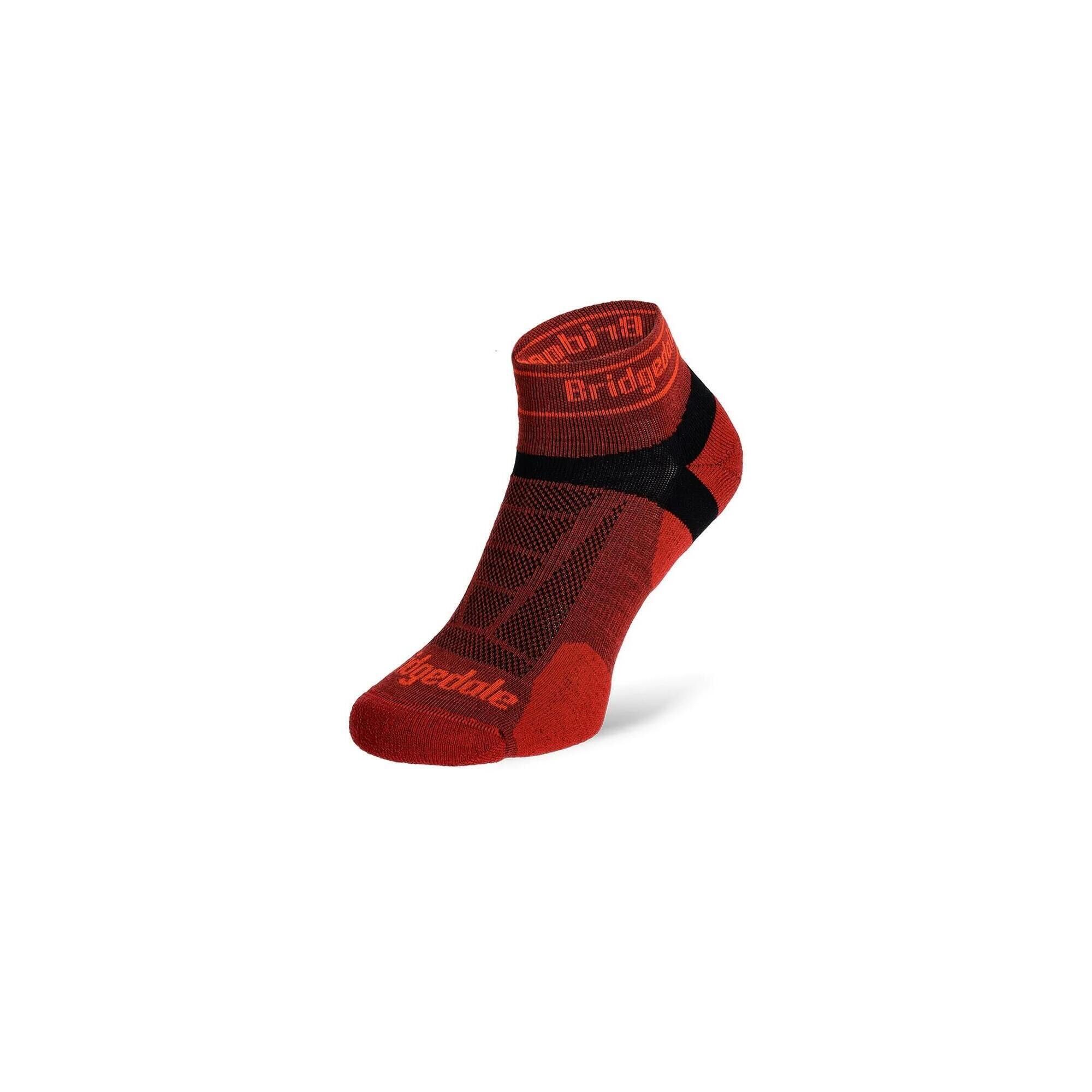 BRIDGEDALE TRAIL RUN Ultralight T2 Merino Sport Low Men's - Red