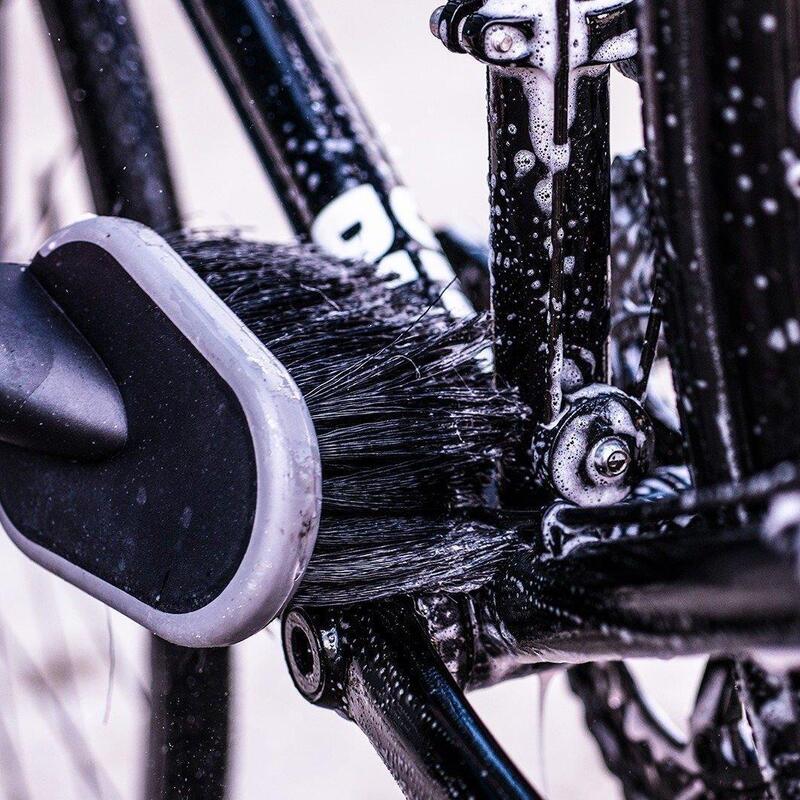 3 Cepillos Muc-off para bicicleta gancho casette+en profundidad+suave negro
