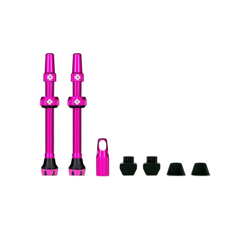 Ventile V2 für Tubeless Reifen - pink - MTB & Road