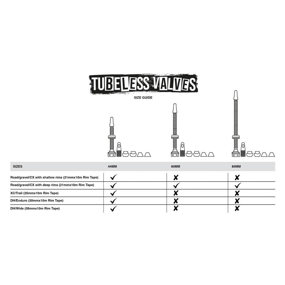 Muc-Off V2 Tubeless Presta Valves 44mm 5/5