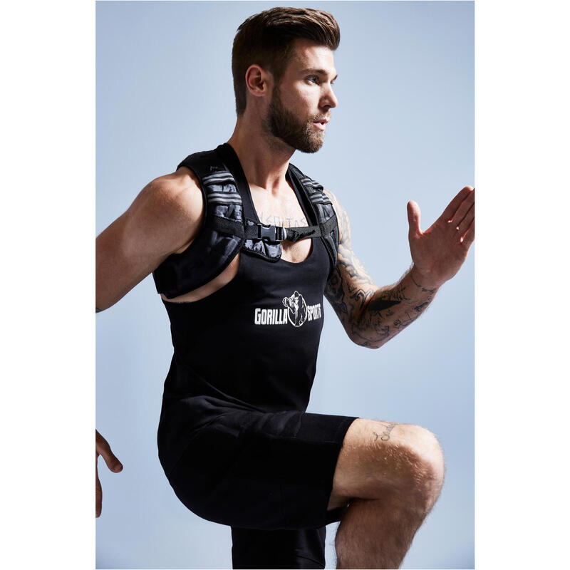 GILET LESTÉ DORSAL X-STYLE | MUSCULATION | TAILLE AU CHOIX 5 OU 8 KG