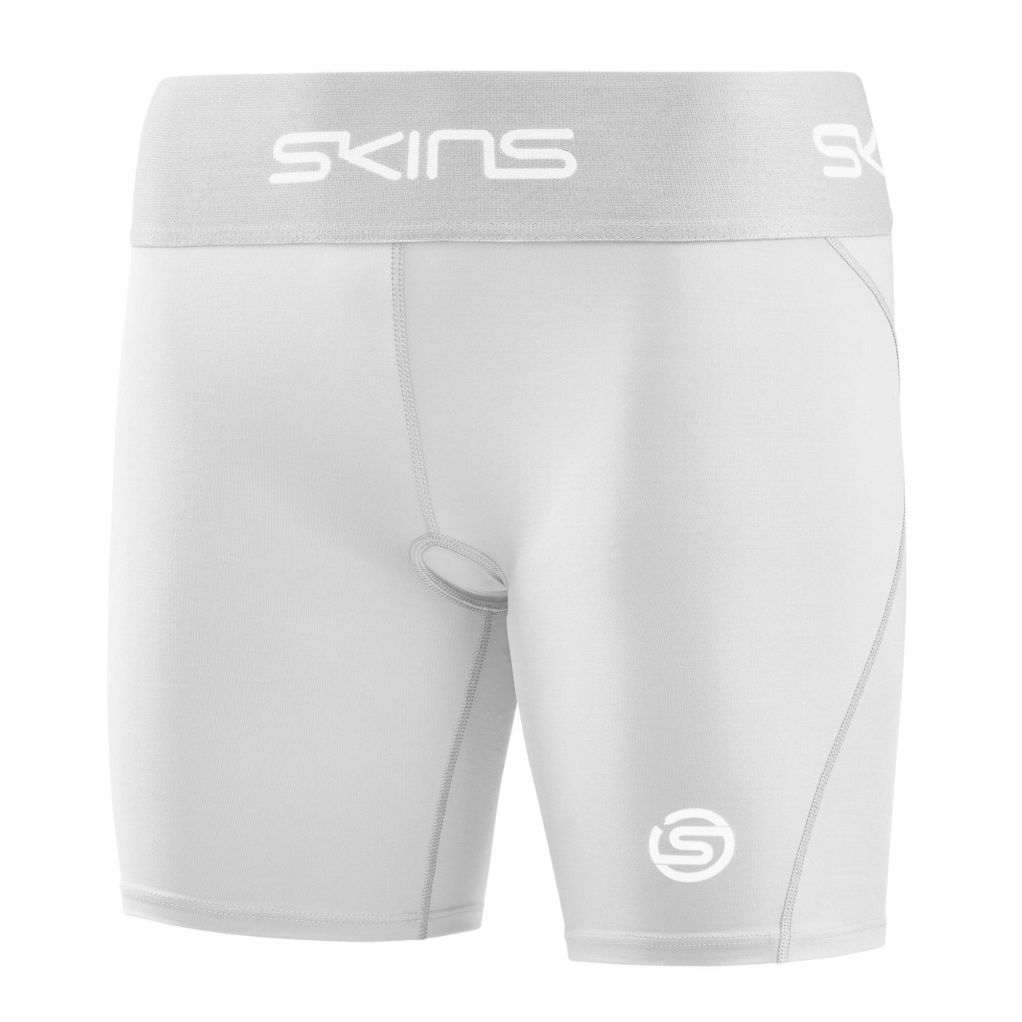 SKINS Series-1 Womens Half Tight - White - Size M 1/5