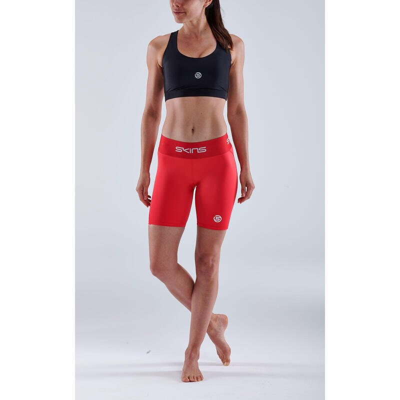 SKINS Series-1 Demi-pantalon pour femmes - Rouge - Taille XS