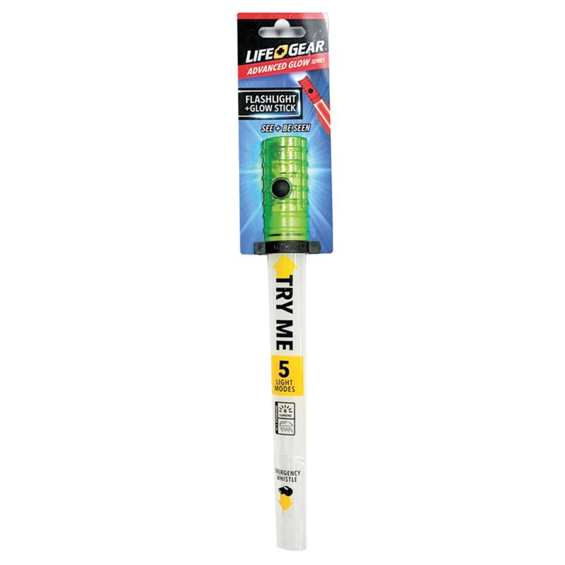 LED Glowstick & Waterproof Flashlight 41-3652G - Green