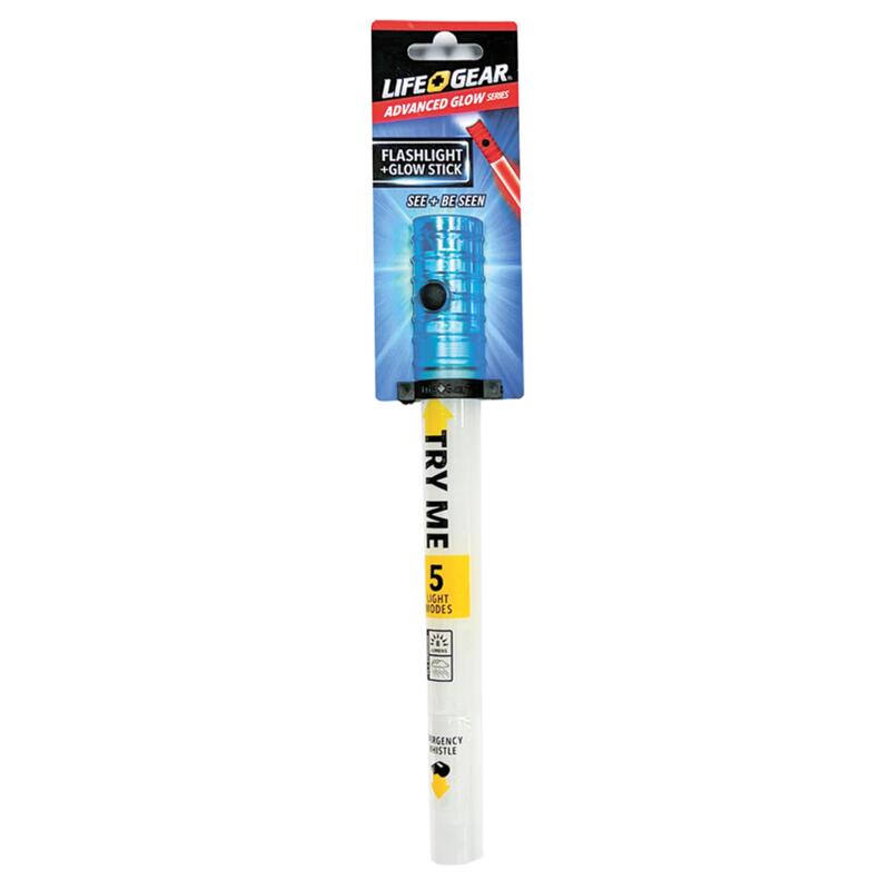 LED Glowstick & Waterproof Flashlight 41-3652B - Blue
