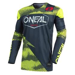 Maillot MAYHEM COVERT anthracite/jaune néon