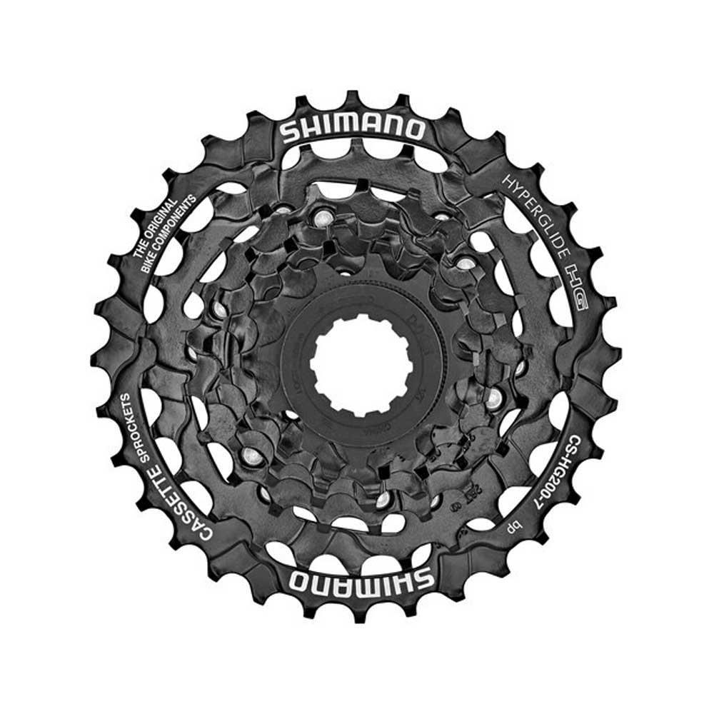 Shimano CS-HG200 7 Speed 12-32T Cassette 1/2