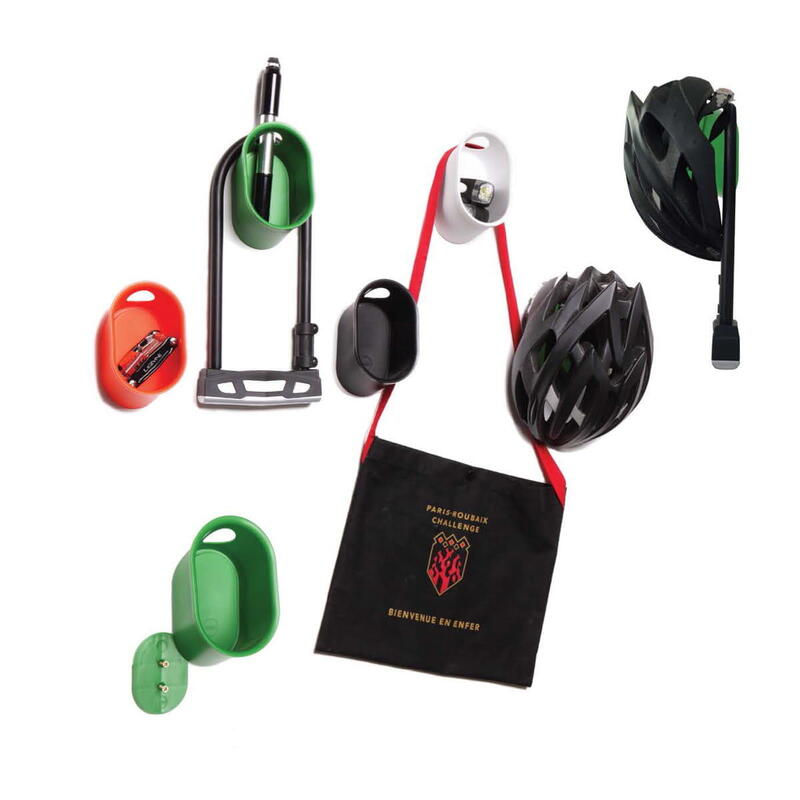 LOOP - Prateleira de parede para capacete e acessórios ciclismo Preto CYCLOC