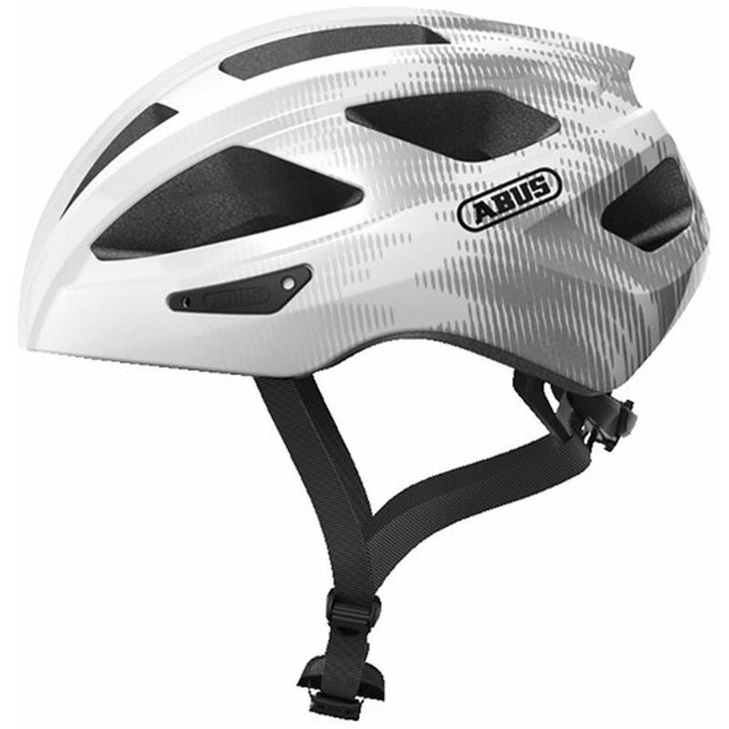 helm Macator white silver L 58-62 cm
