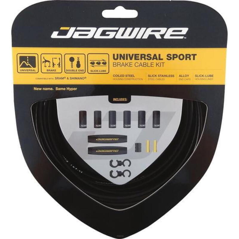 Juego de cables de freno Universal Sport - Negro